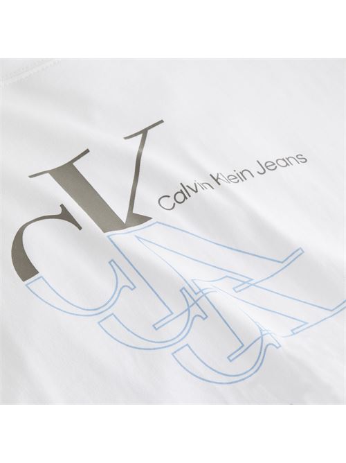 t-shirt CALVIN KLEIN | J30J325352YAF BIANCO